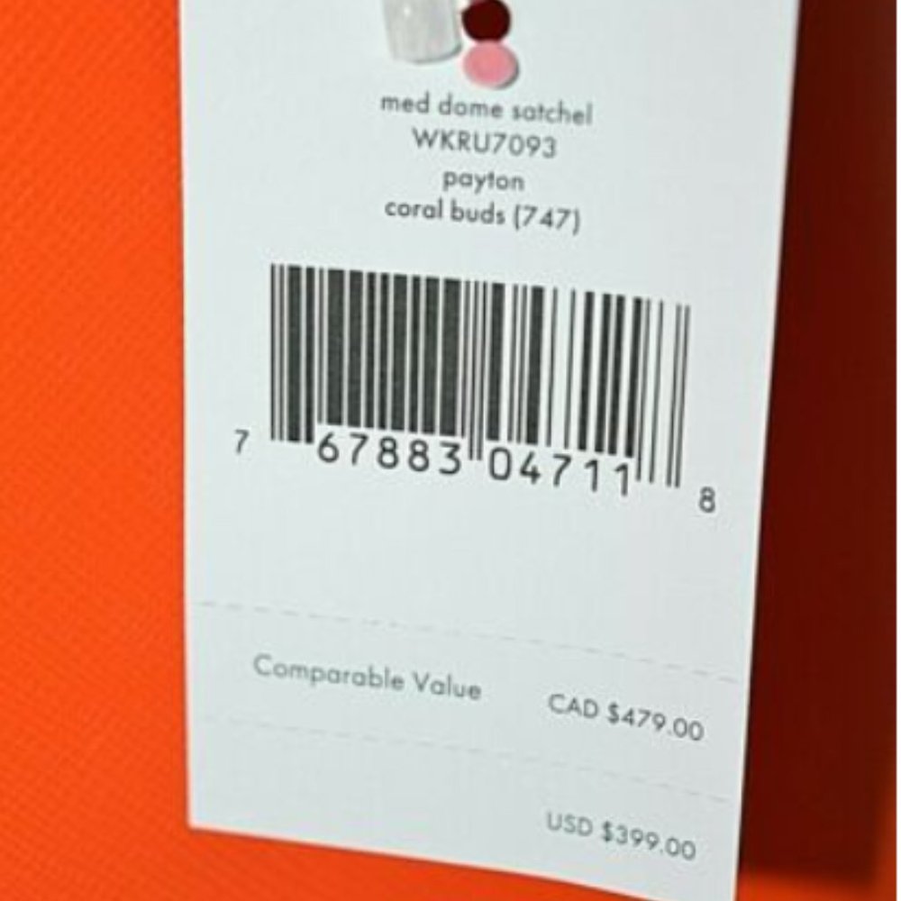 KATE SPADE Payton Medium Satchel Shoulder Purse - Picture 5 of 9